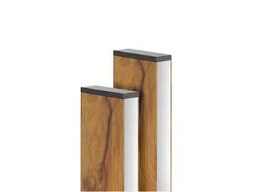 RETTANGOLO WOOD - LED aluminium bollard light by Ghidini Lighting - view 2